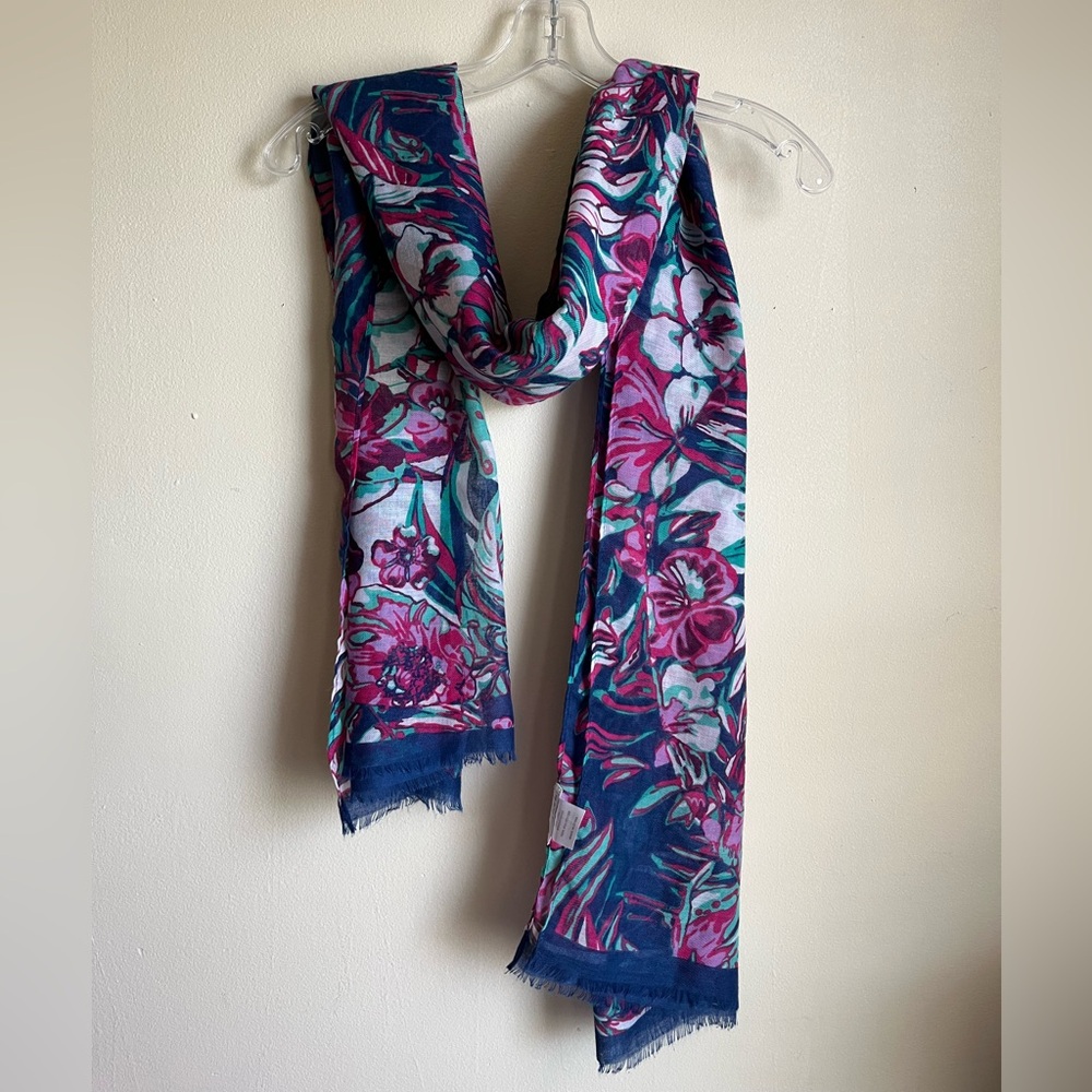Tropical Floral Scarf